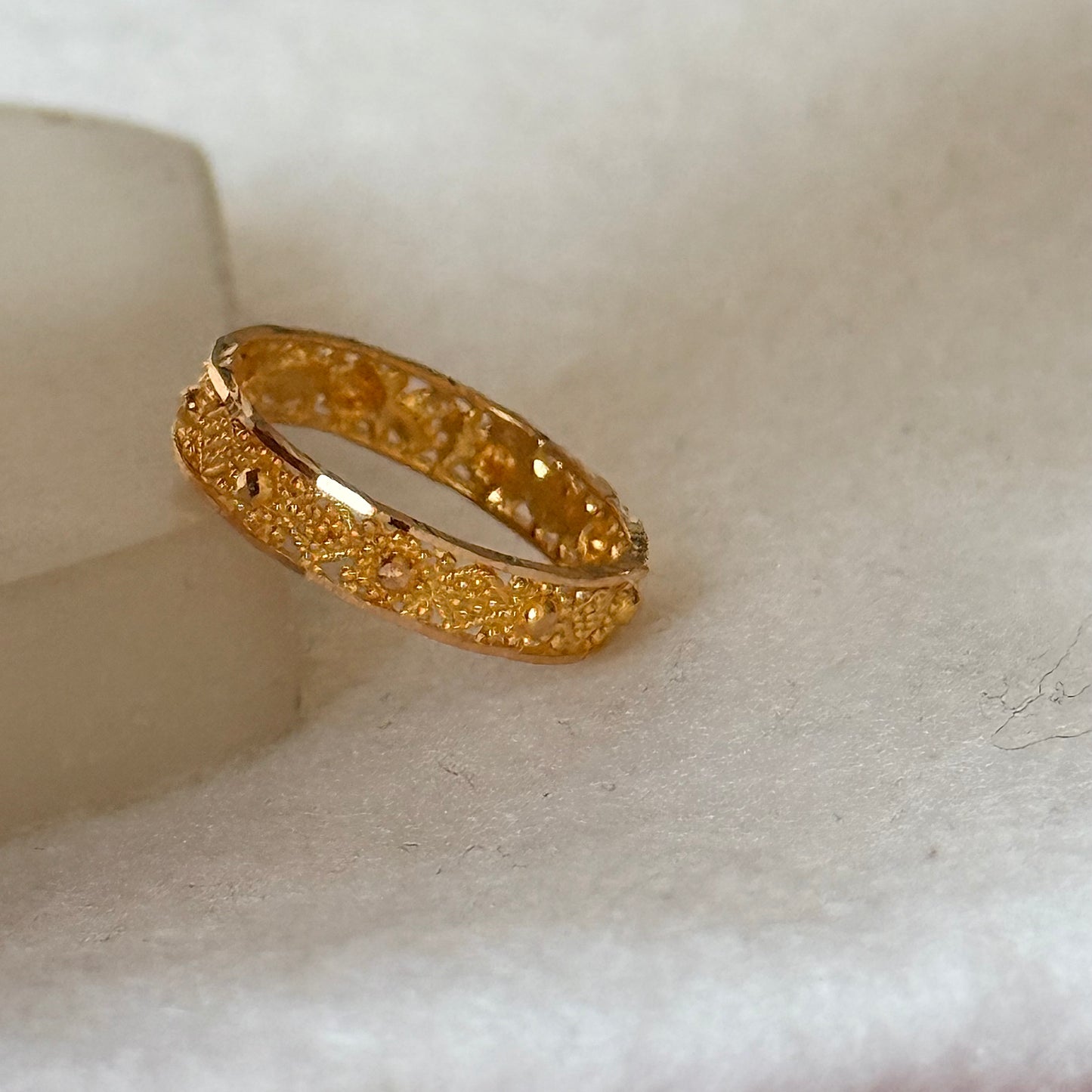 Autumnal | Elder, 22ct ring (size L)