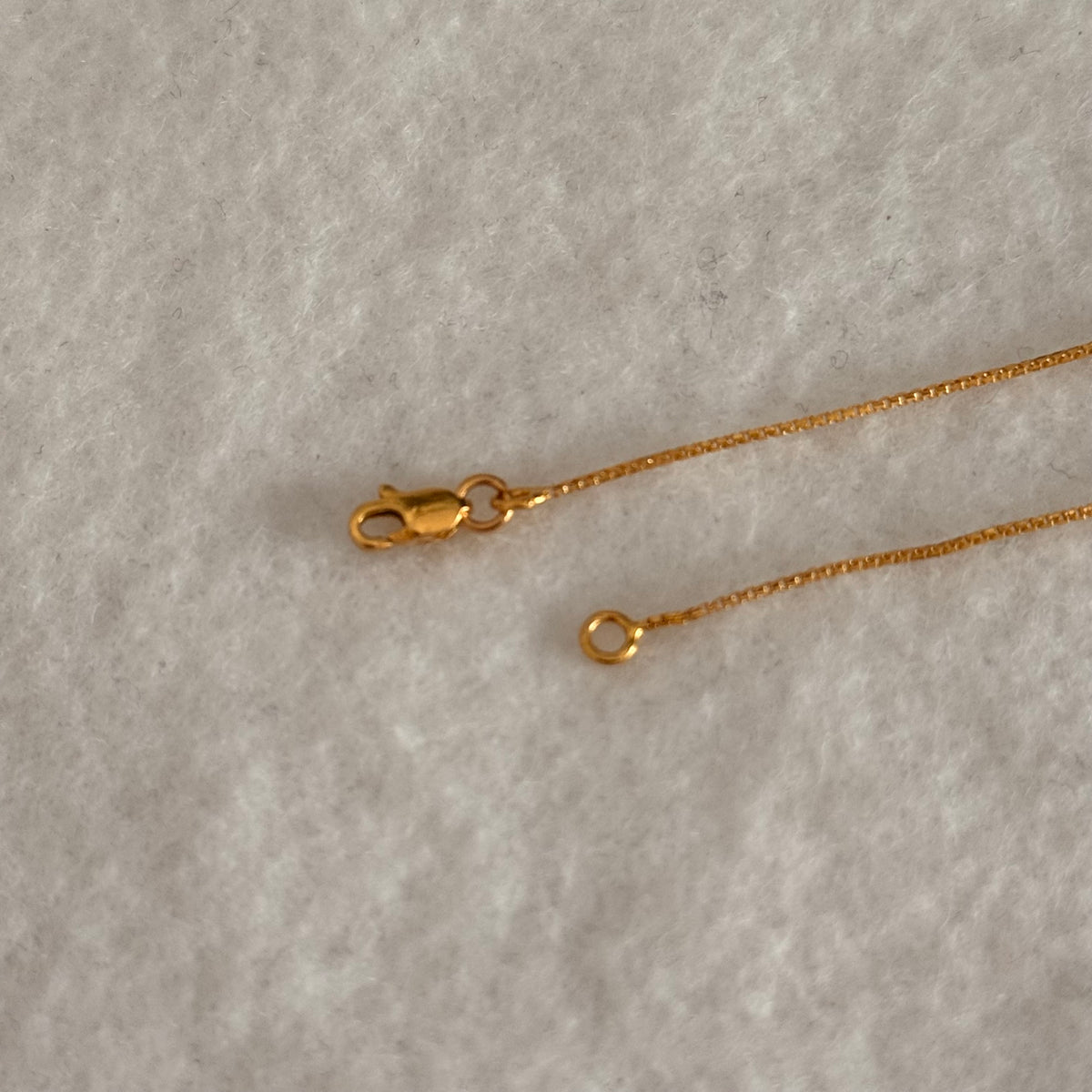 22ct Gold minimalist beaded necklace | 20 inches