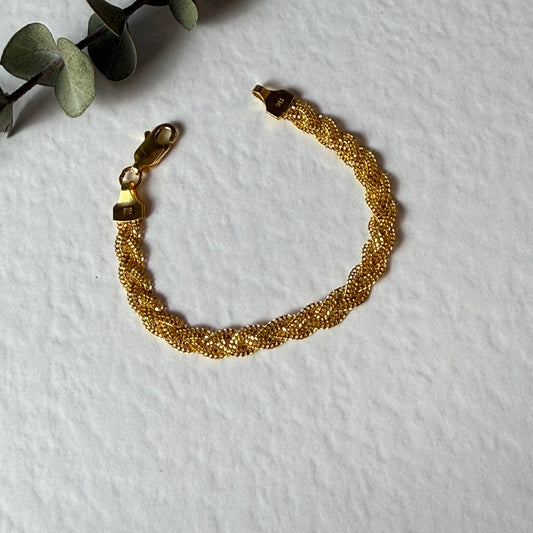 22ct gold baby bracelet