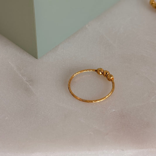Jaipur | Minimal 22ct Ring (Size K)