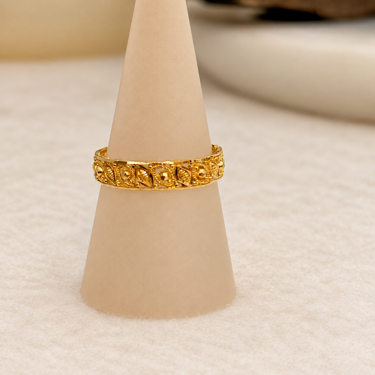 Damascus | 22ct Gold Ring (size M)