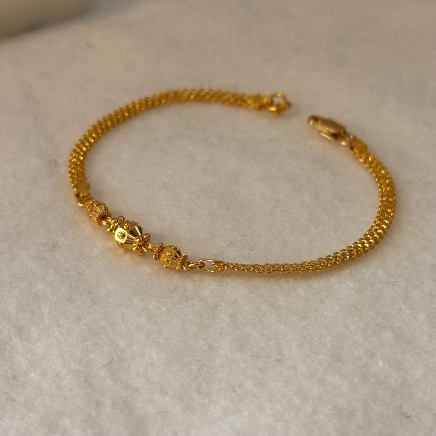Lahore | 22ct gold classic bracelet