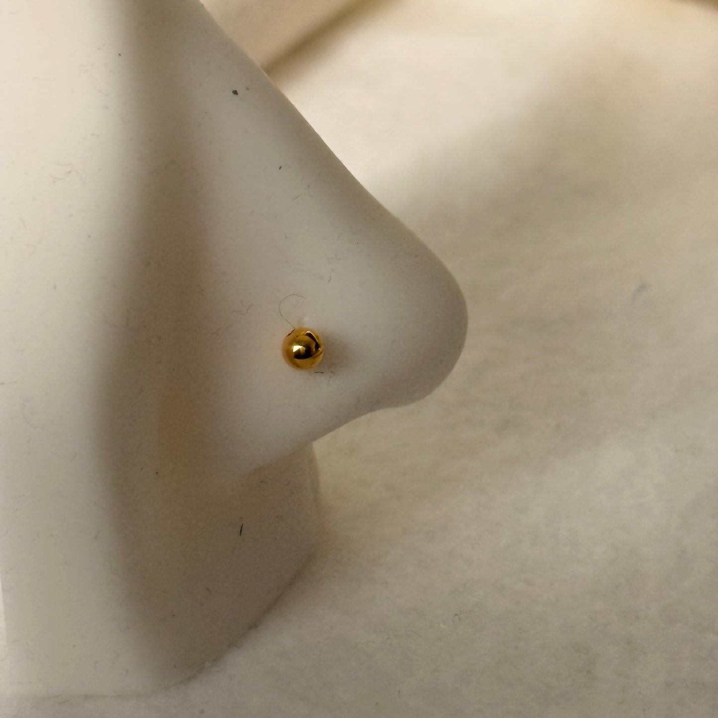 18ct Gold Stud Pair | 4.5mm