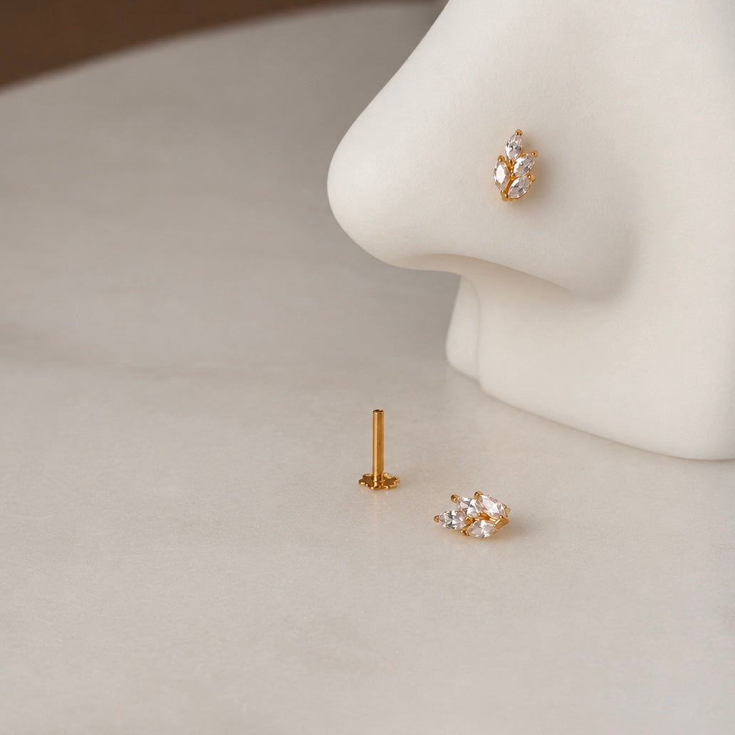 Petal | 18ct Gold Stud