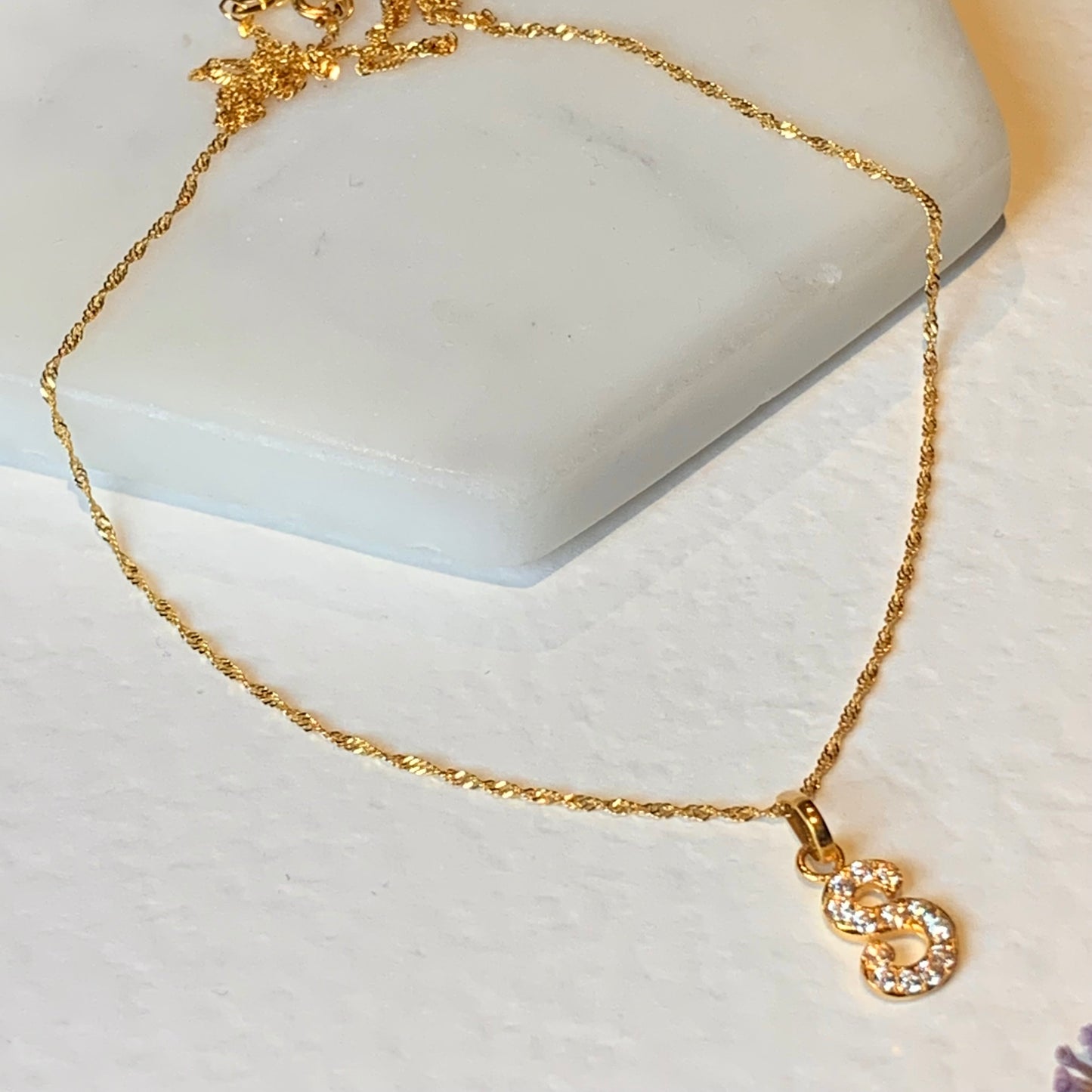 22ct Gold Chain & Pendant | 18 inches