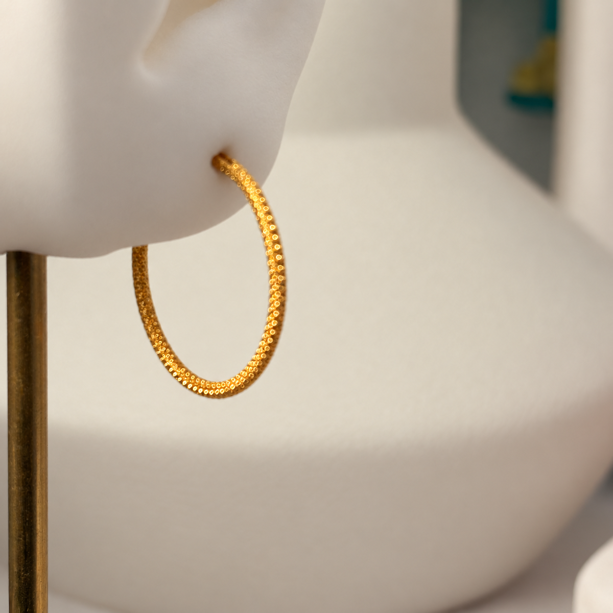 Ambia | 22ct Gold Hoop Pair (24mm)