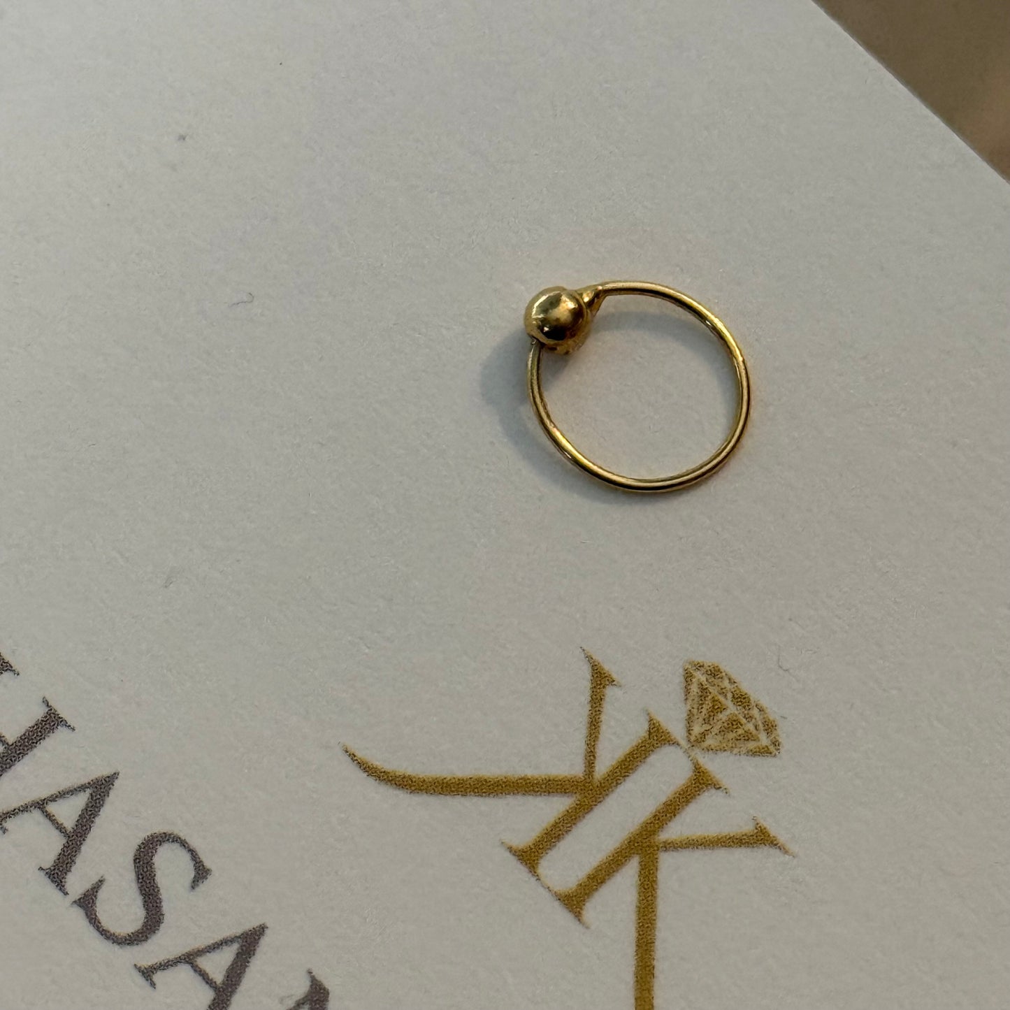 18ct Gold Hoop | 6mm