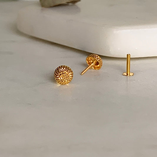 18ct Gold Stud Pair | 5mm