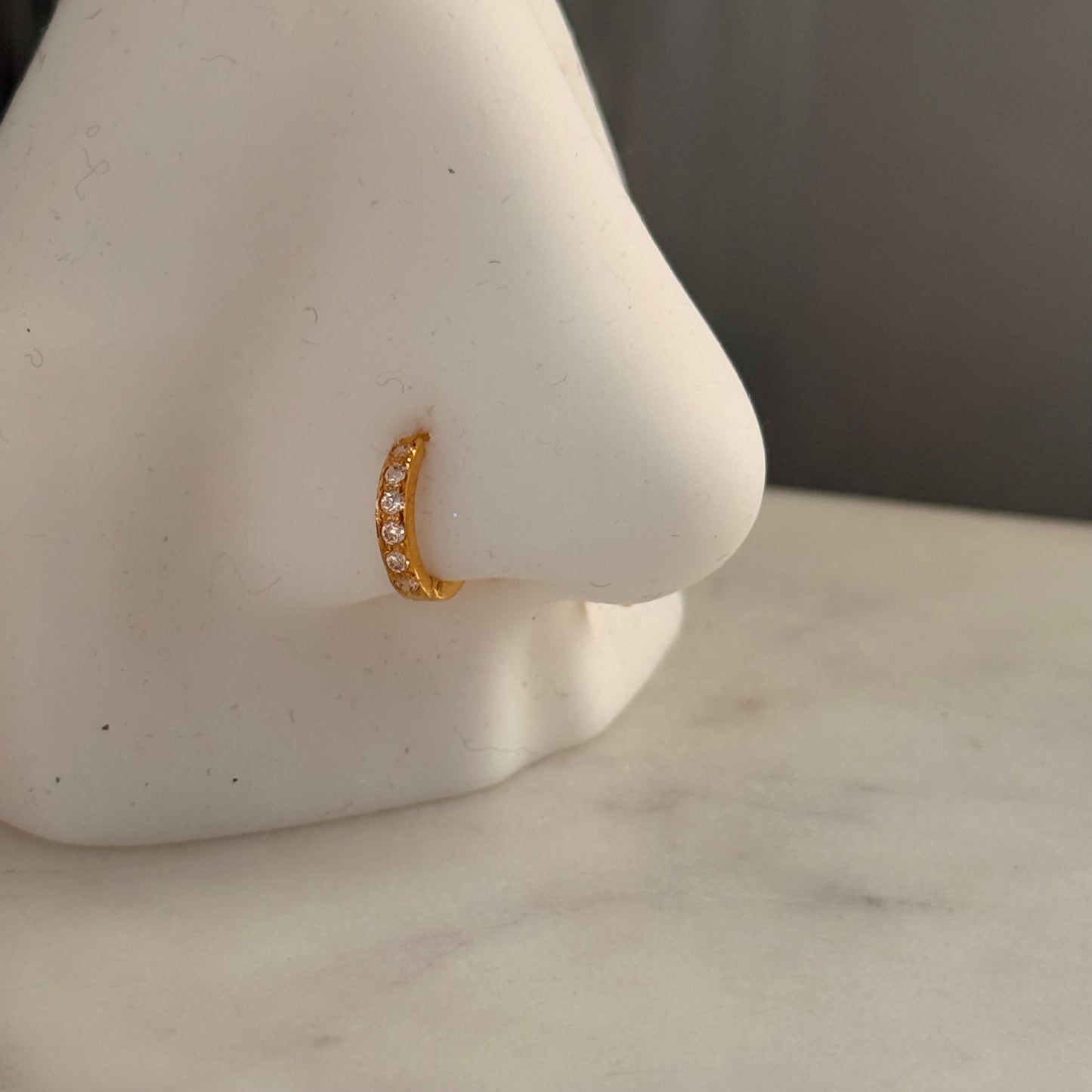 18ct Gold Hoop | 7mm