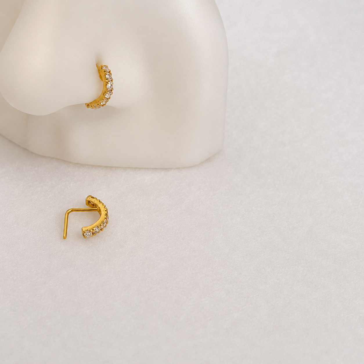 18ct Gold Single Stud | 5mm