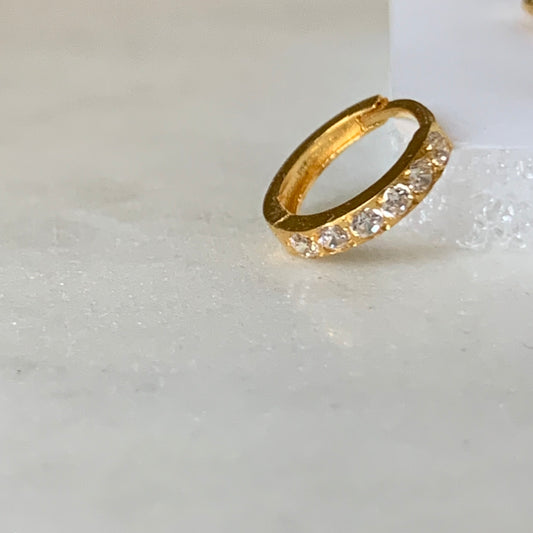 18ct Gold Hoop | 7mm