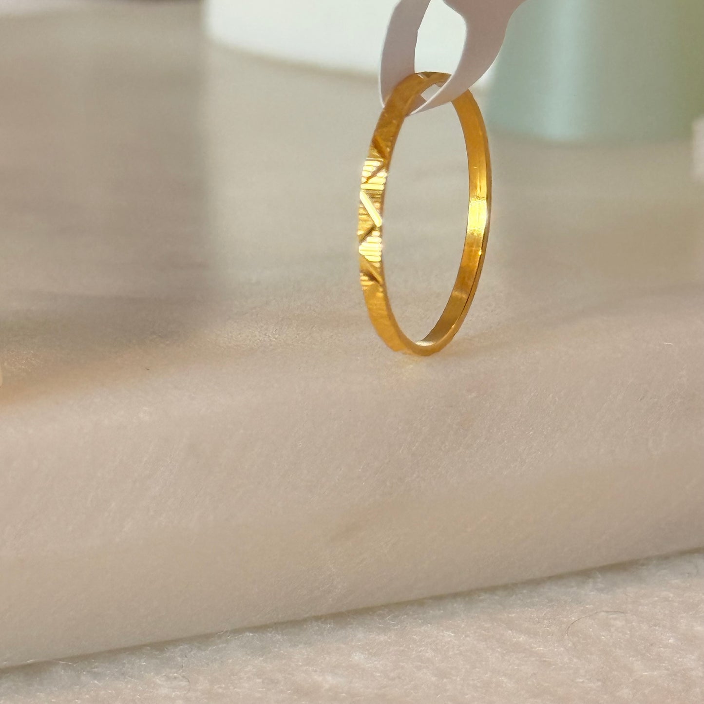 Heritage | 18ct gold band, size L