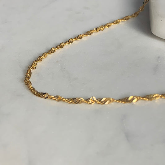 22ct Gold Chain | 16 inches