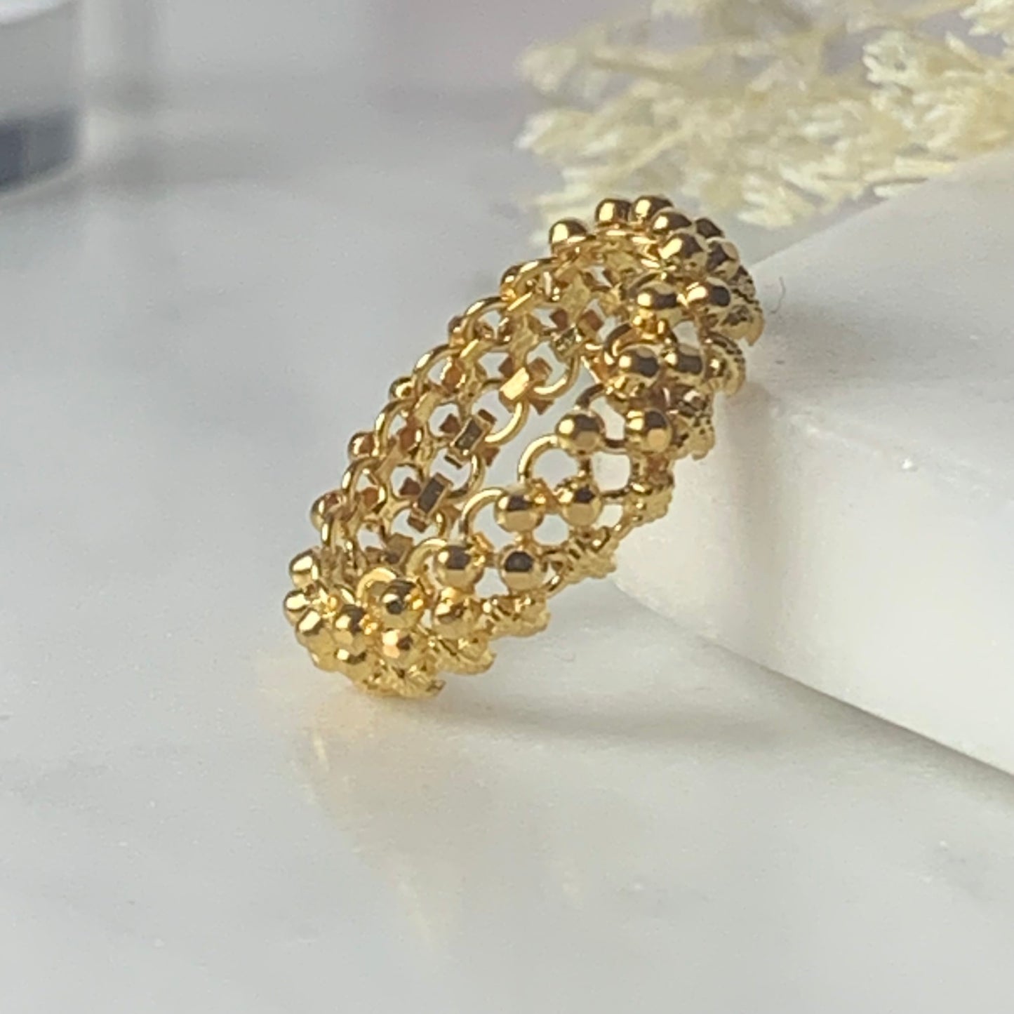 22ct Gold Band Ring | L