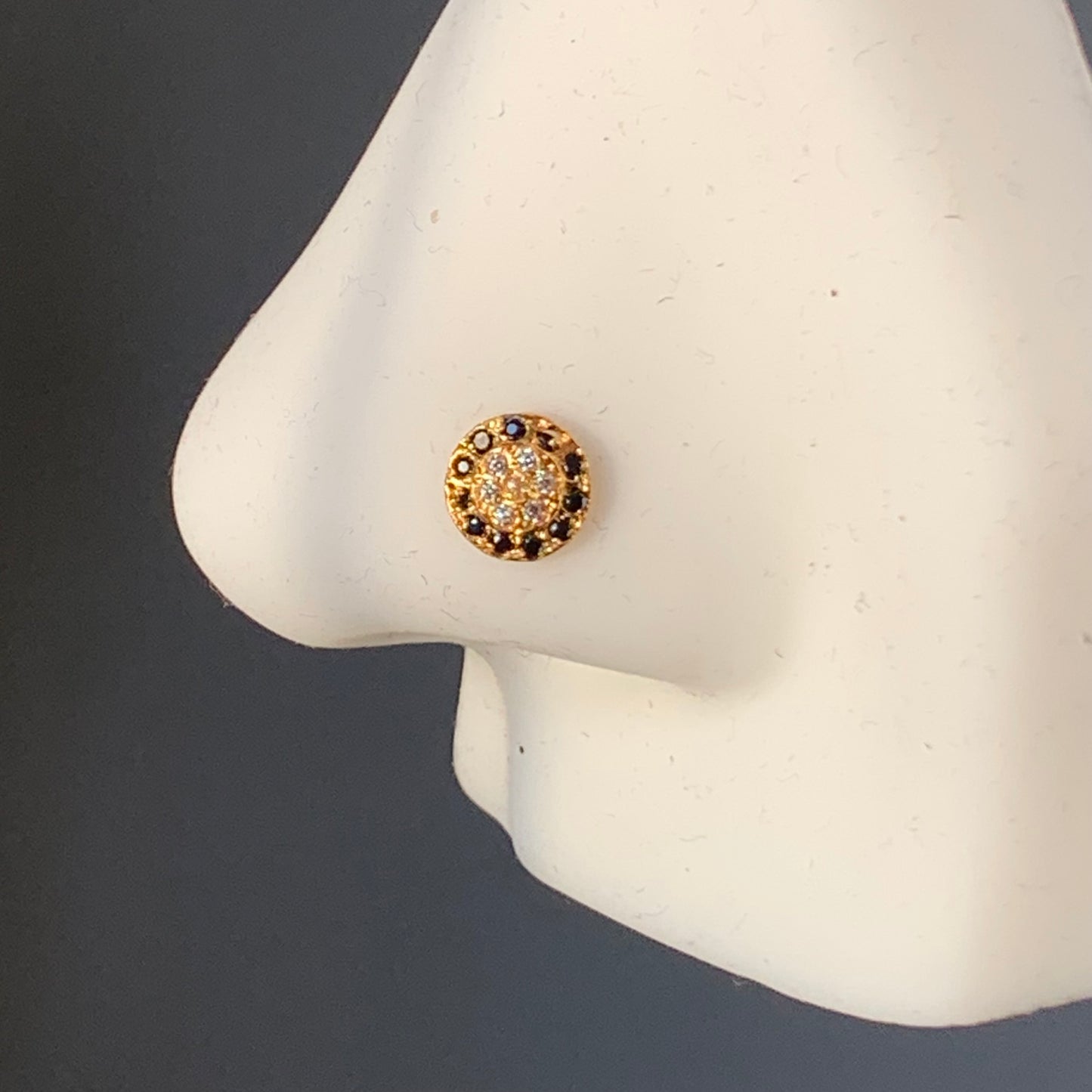 18ct Gold Single Stud | 7mm