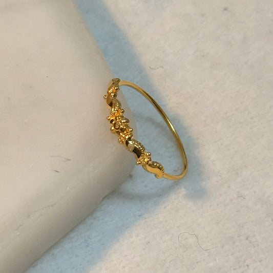 22ct Minimalist Ring | L