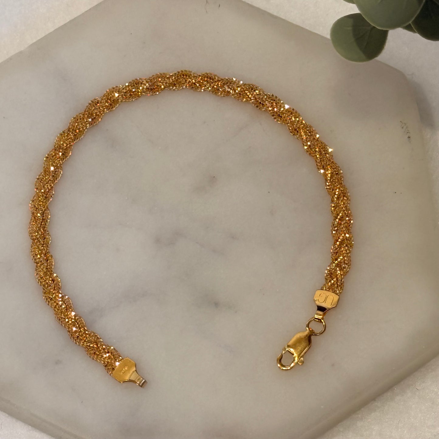 Classic Braid | 22ct gold bracelet