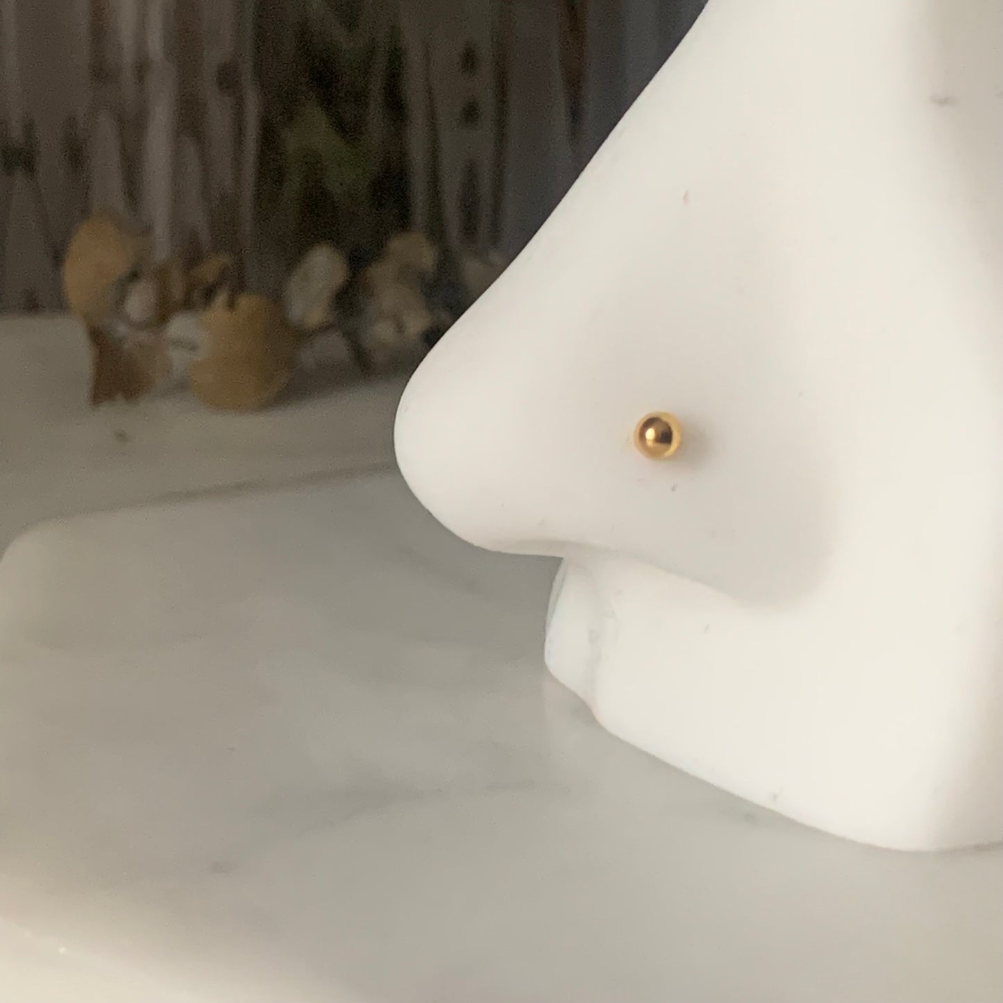 18ct Gold Stud| 3mm