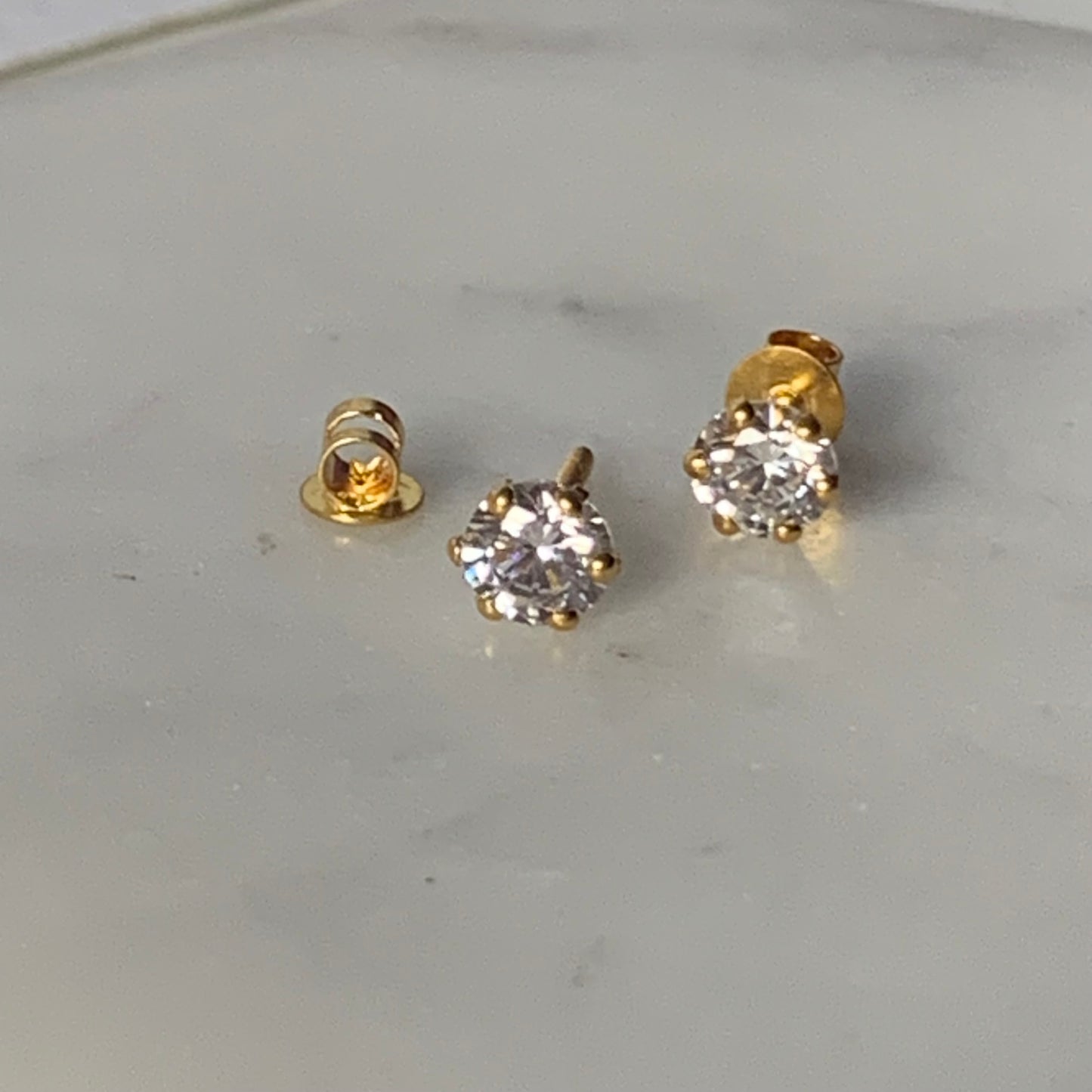 18ct Gold Stud Pair | 5mm
