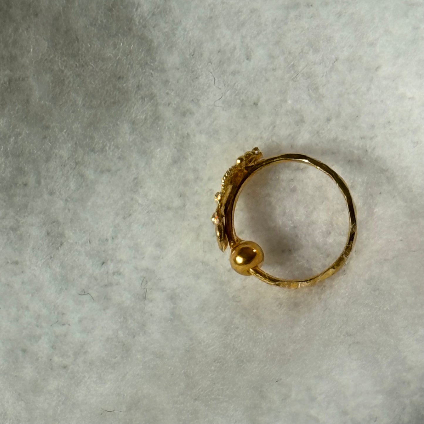 Rumi hoop, 18ct gold