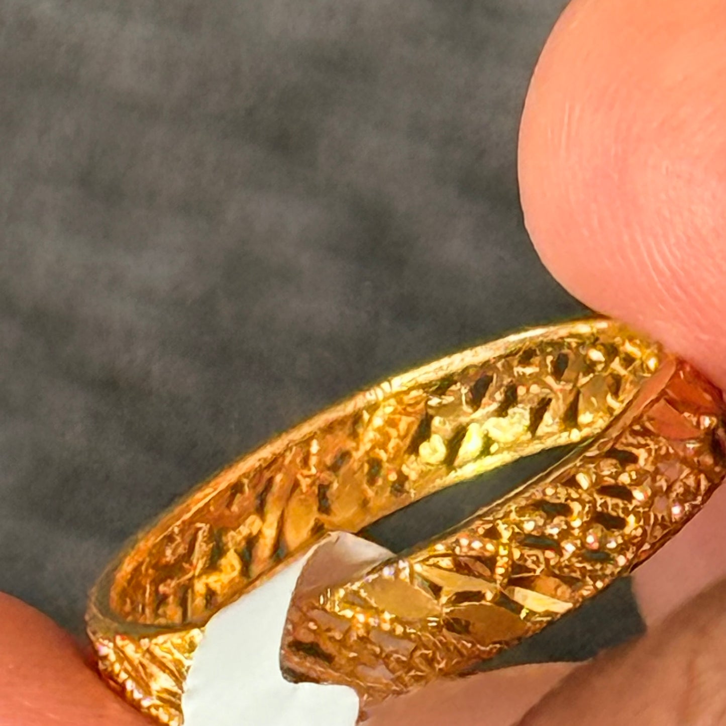 Filigree | 22ct gold ring, size Q