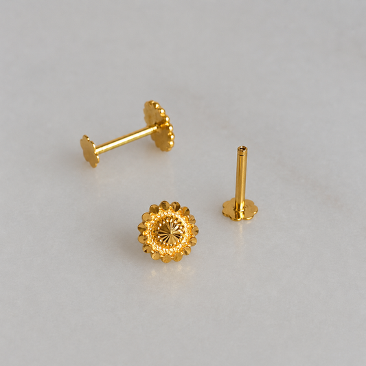 Signature Collection | Eclipse, 18ct Gold Studs
