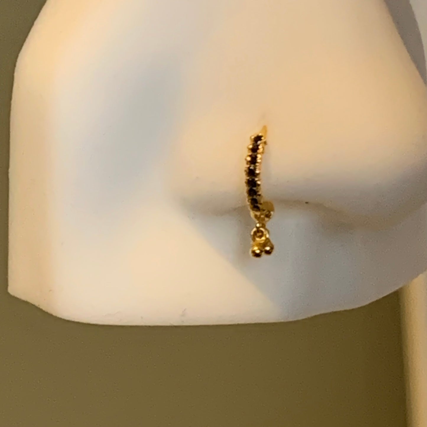 18ct Gold Nose Ring | 7mm