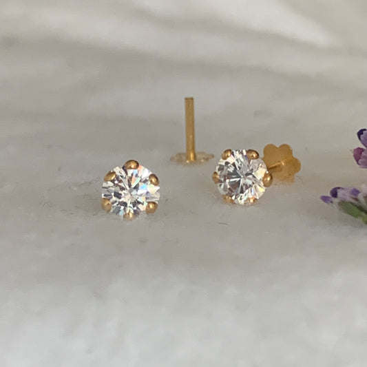 18ct Dazzling Stud Pair | 5mm