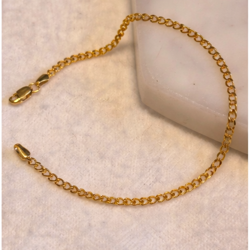 Link chain minimal bracelet | 22ct