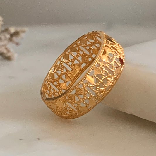 22ct Gold Band Ring | size N