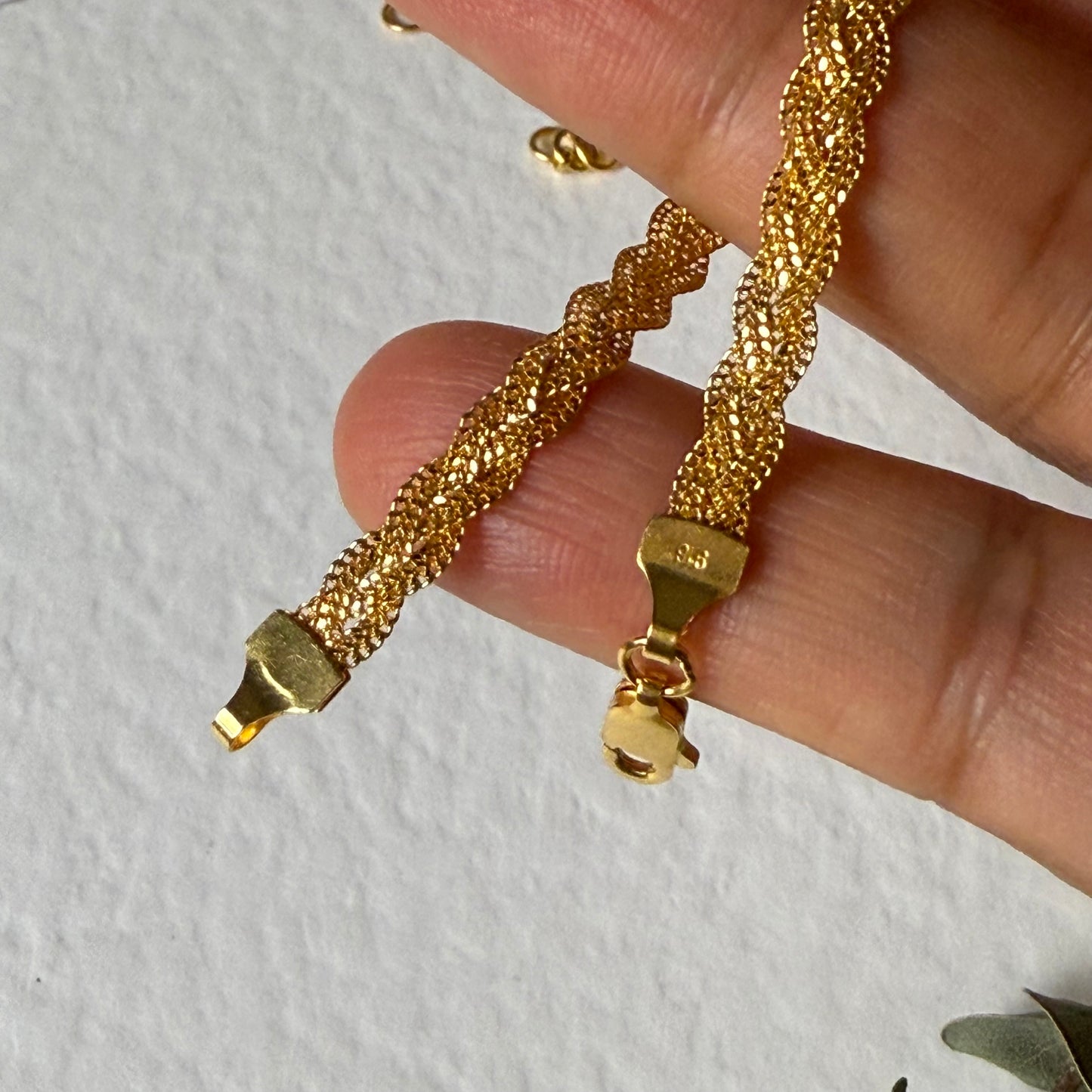 22ct gold baby bracelet