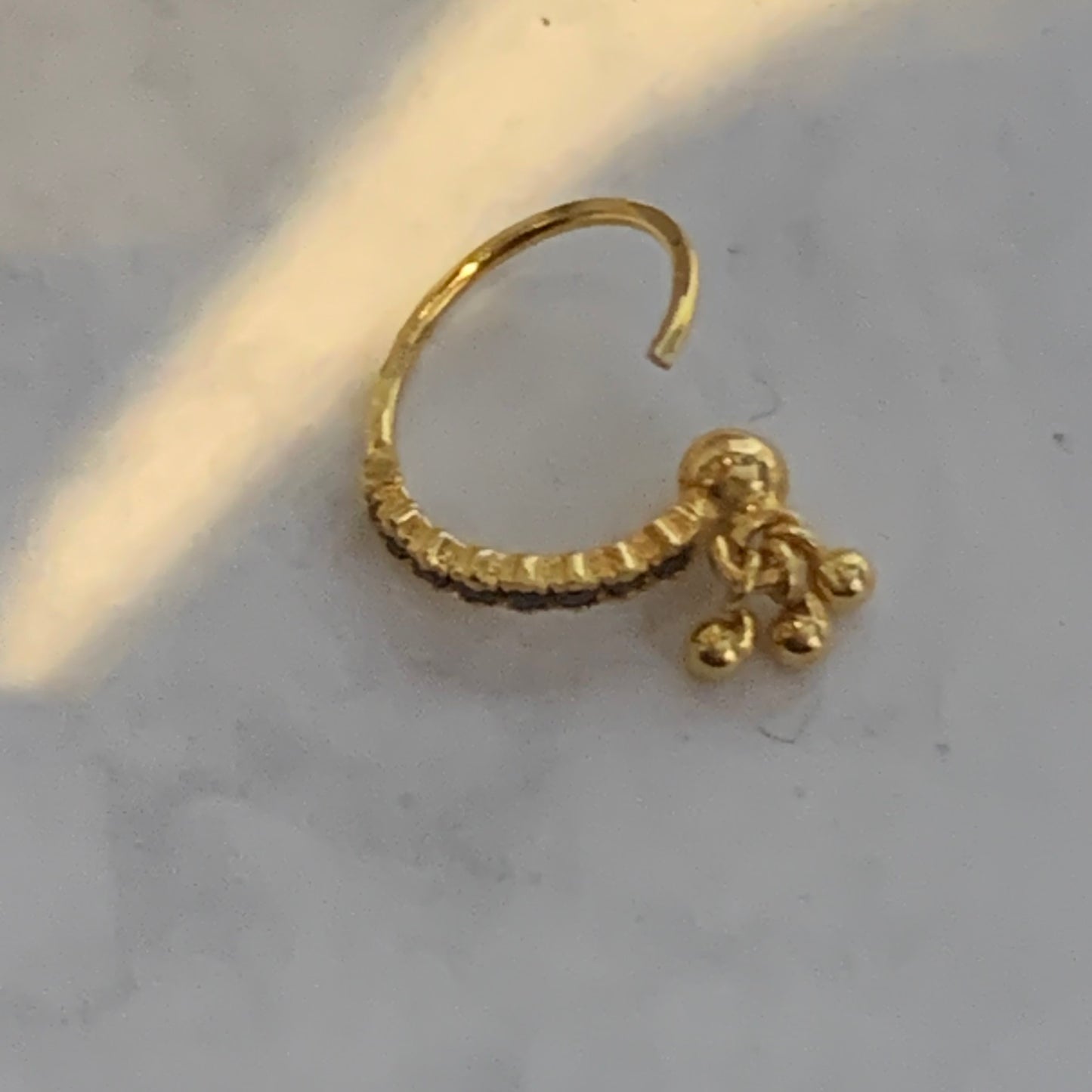 18ct Gold Nose Ring | 7mm
