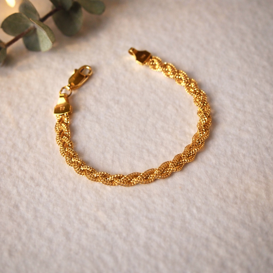 22ct gold baby bracelet