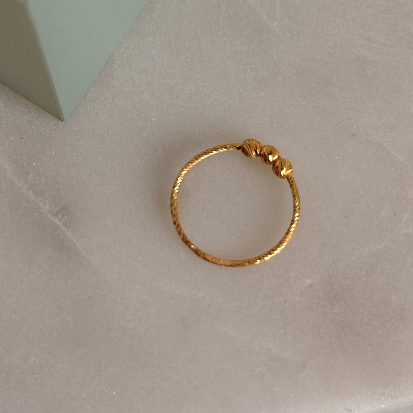 Jaipur | Minimal 22ct Ring (Size K)