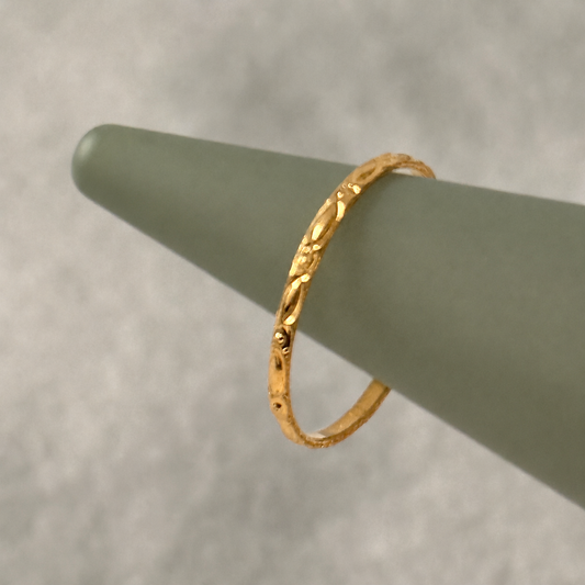 Heritage | 18ct gold band, size O