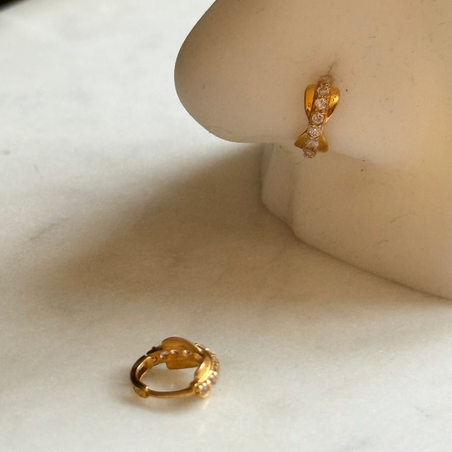 Mini Bow, 18ct | 7mm