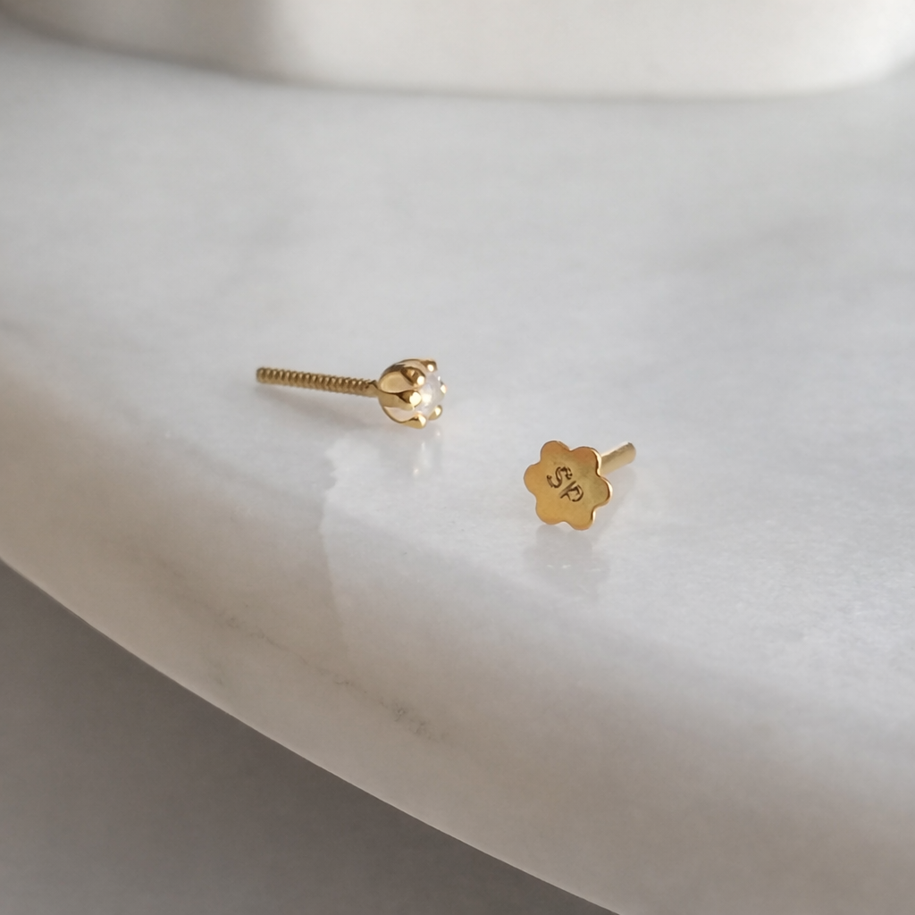 14ct gold mini pearl | 2mm