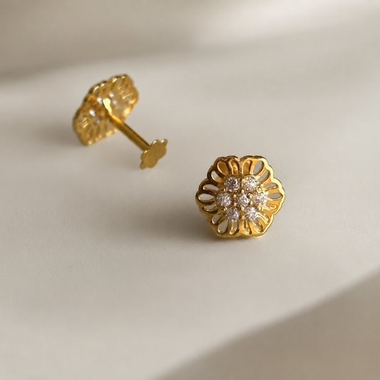 Signature | 18ct Bloomette Studs