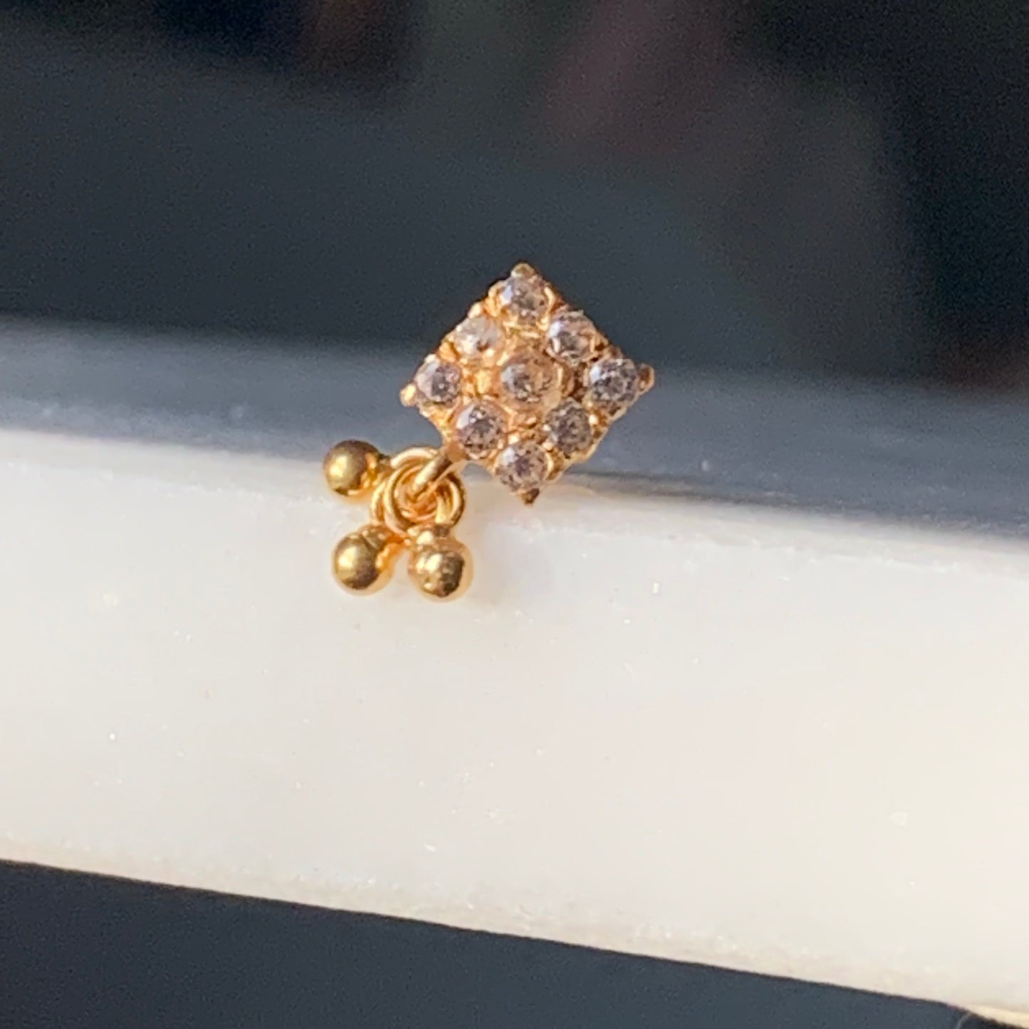 18ct Gold Dainty Stud | 4mm