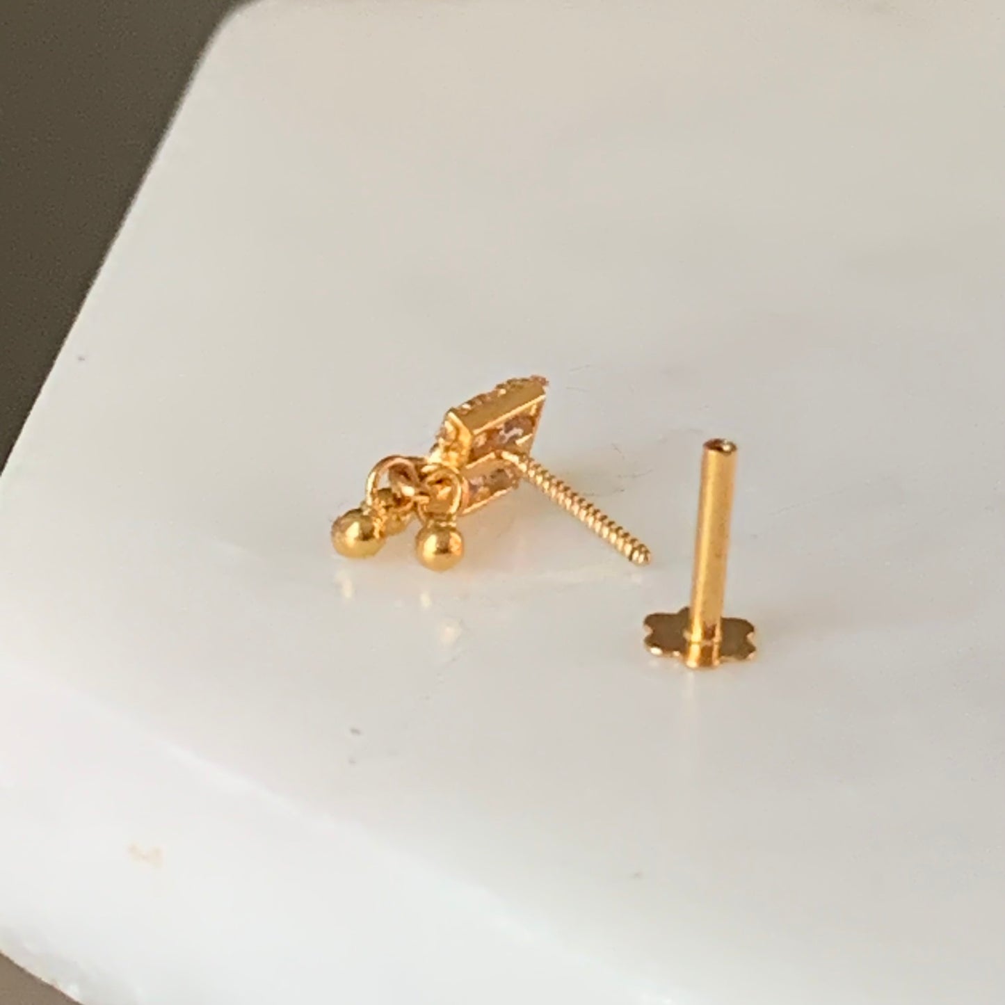 18ct Gold Dainty Stud | 4mm